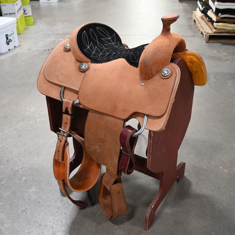 14″ CACTUS RELENTLESS TEAM ROPING SADDLE