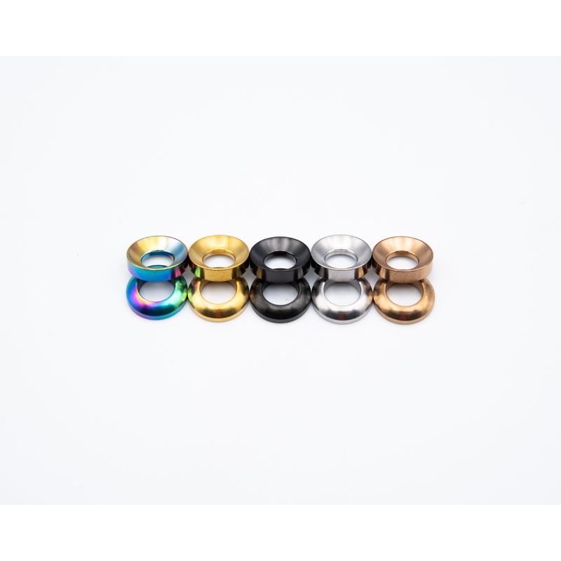 Cup and Cone Washer Rainbow Oil Slick