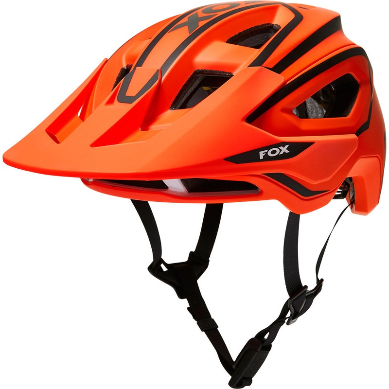 Fox Speedframe Pro MIPS Helmet – S – Dvide Fluorescent Orange