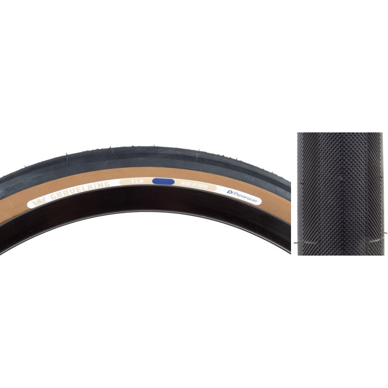 GravelKing Slick Tire – 650b x 38 / 27.5 x 1.50 Tubeless Folding BLK/Brown