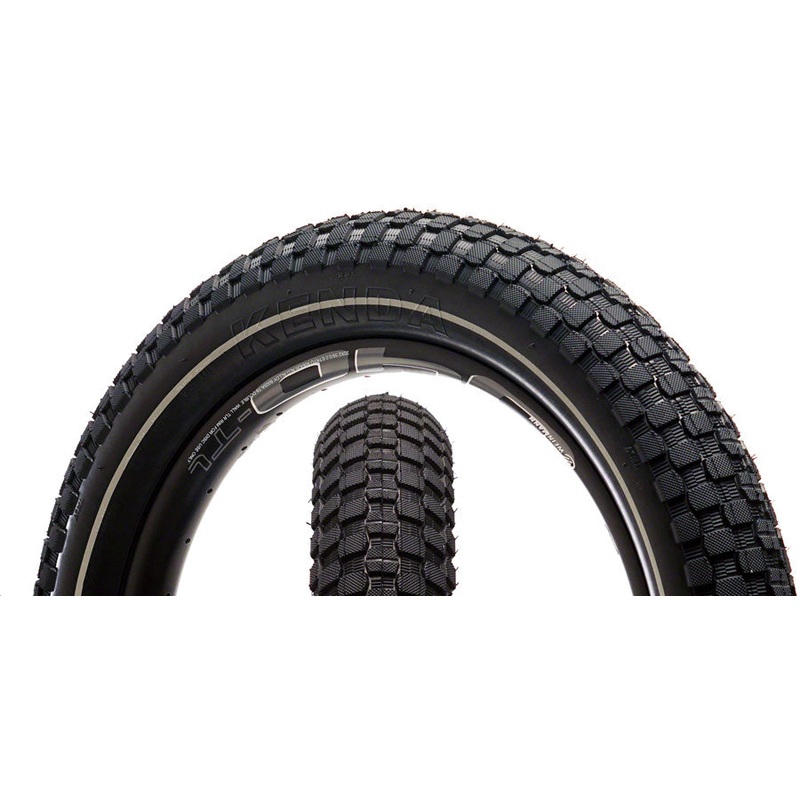 K-Rad Tire – 20 x 3.3, Clincher, Wire, Black/Reflective, 30tpi, KS Black / Reflective