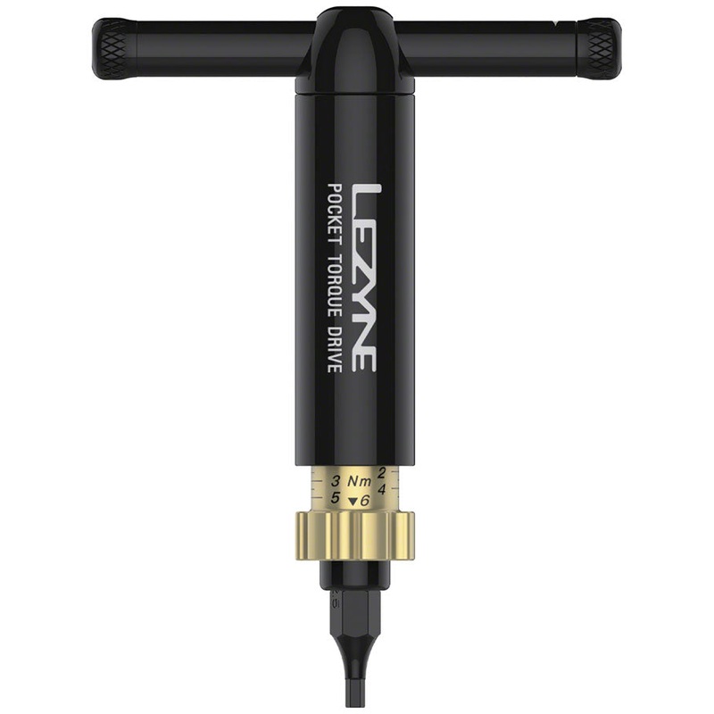 Lezyne Pocket Torque Drive Torque Wrench – 2-6 Nm 2.5 3 4 5MM T20 AND T25 BITS With Storage Case BLK