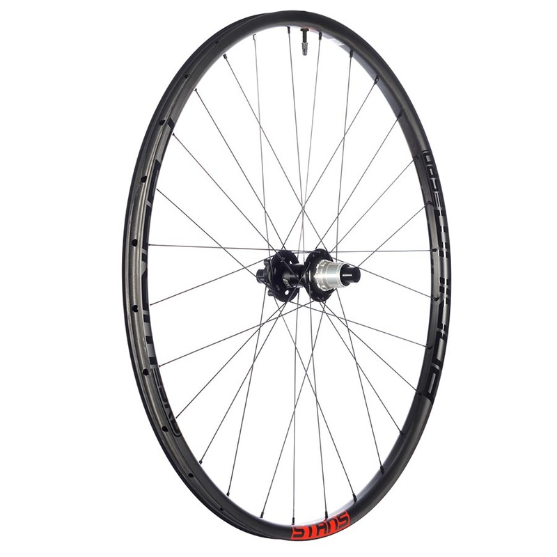 Stans No Tubes Podium SRD Wheel Rear 29” / 622 Holes: 28 12mm TA 148mm Disc IS 6-bolt Shimano Micro Spline