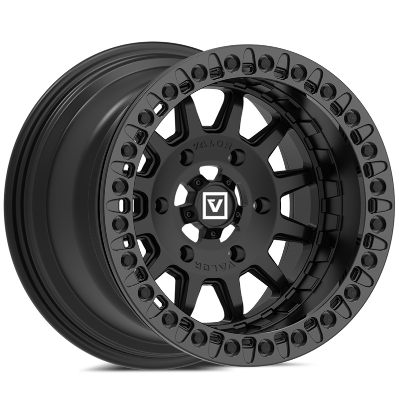 V09 BEADLOCK FLOW FORM 15X10 +0 6X139.7 SATIN BLACK