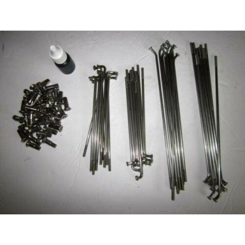 Buchanan’s Triumph Stainless front wheel spokes Conical 1971 72 73 650 19″