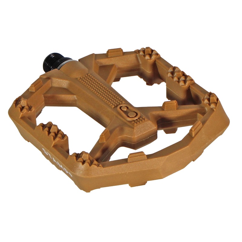 Crankbrothers Stamp 0 Large Platform Pedals – Brown