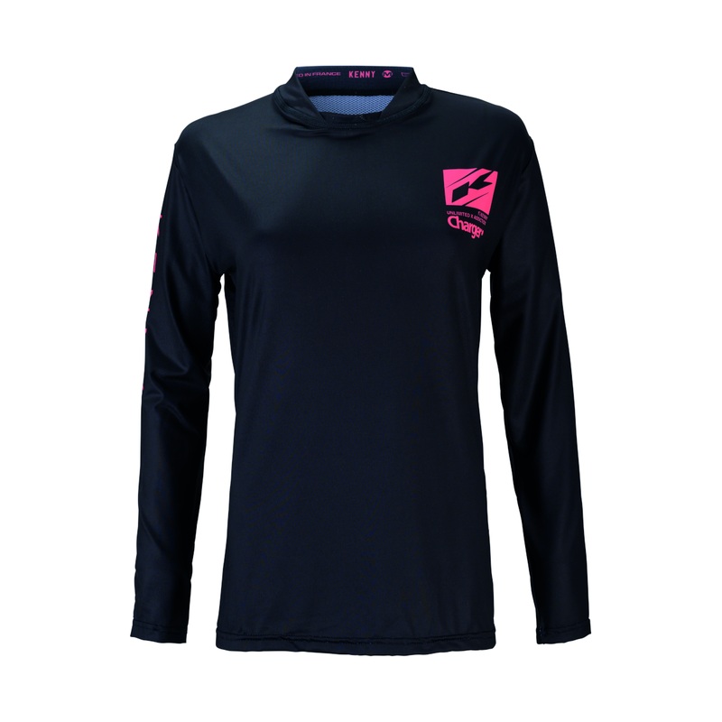Kenny Racing Charger Women’s Long Sleeve Jersey – Women’s M – Black