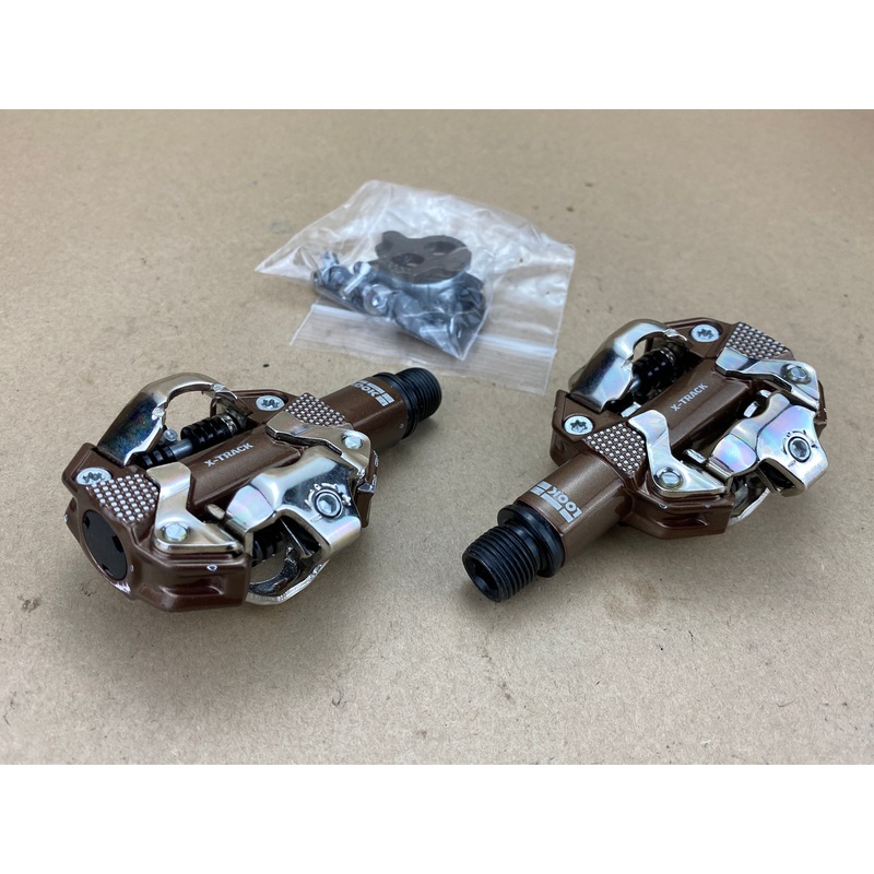 Look X Track Gravel SPD Clipless Pedals Bronze
