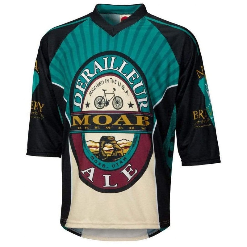 Men’s Moab Brewery Derailleur Ale Mountain Bike Jersey Multi