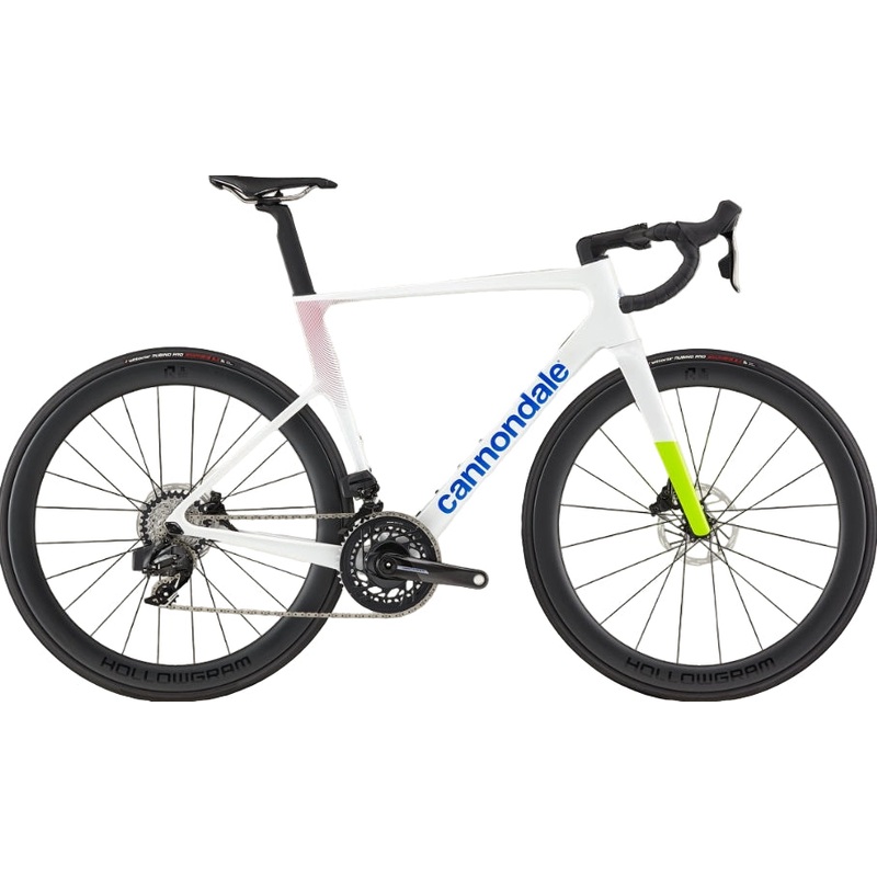Cannondale SuperSix EVO 1 Carbon SRAM Force AXS 12 Speed Road Bike CashmereWhite
