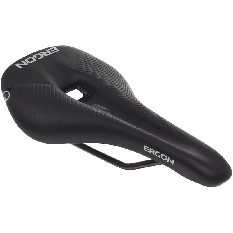 Ergon SR Comp Saddle – Titanium, Black, Men’s, Small/Medium