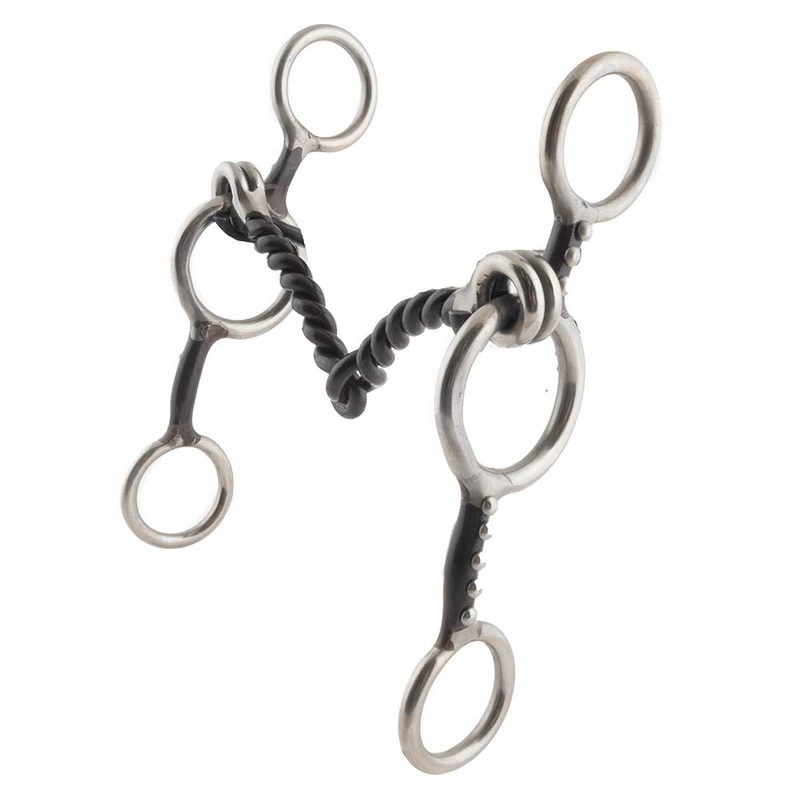Brown Twisted Sweet Iron Snaffle Bit