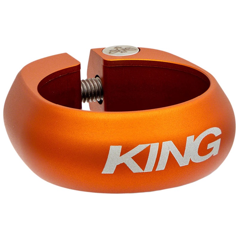 Chris King Seatpost Clamp – 34.9mm Bolt-On Matte Mango