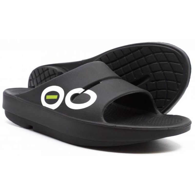Oofos OOahh Sport Sandal Black