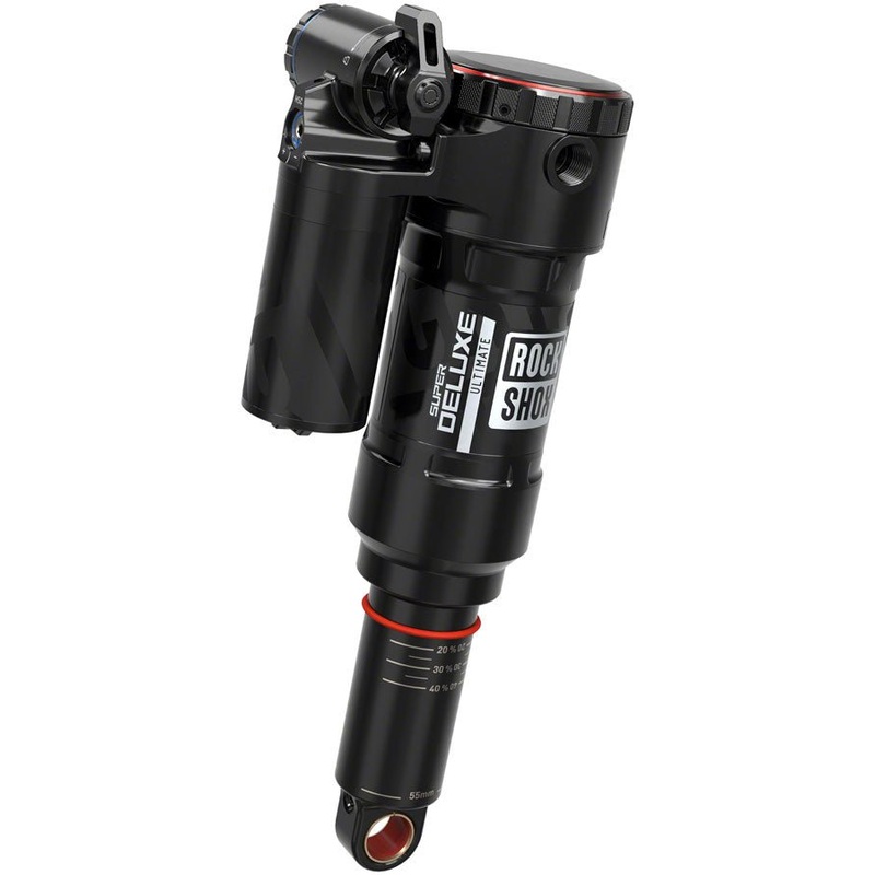 RockShox Super Deluxe Ultimate RC2T Rear Shock – 165 x 45mm LinearAir 2 Tokens Reb/Low Comp 320lb L/O Force Trunnion / Std C1
