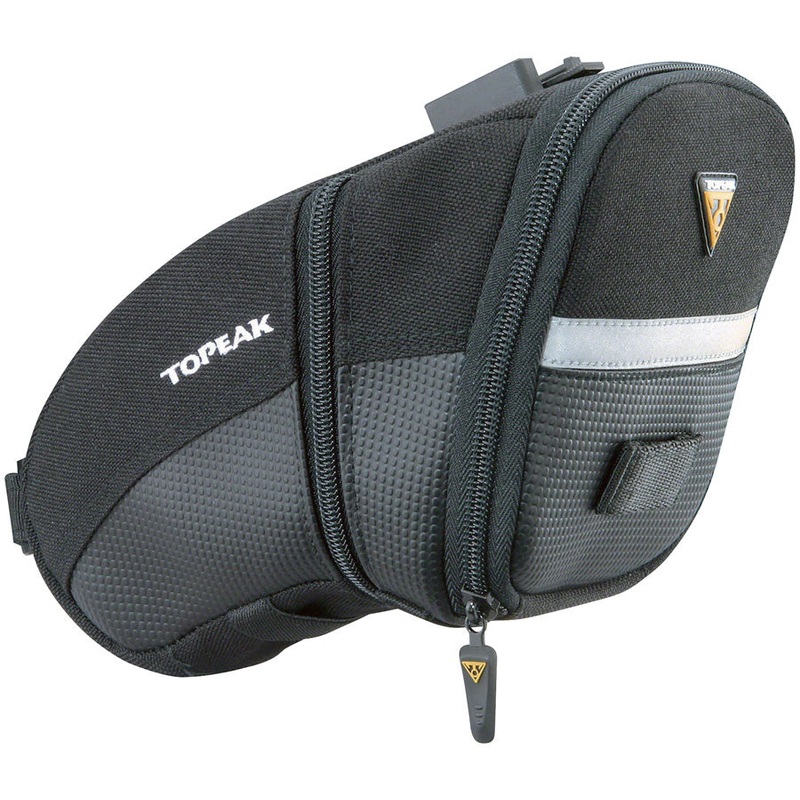 Topeak Aero Wedge Seat Bag: Large, Black