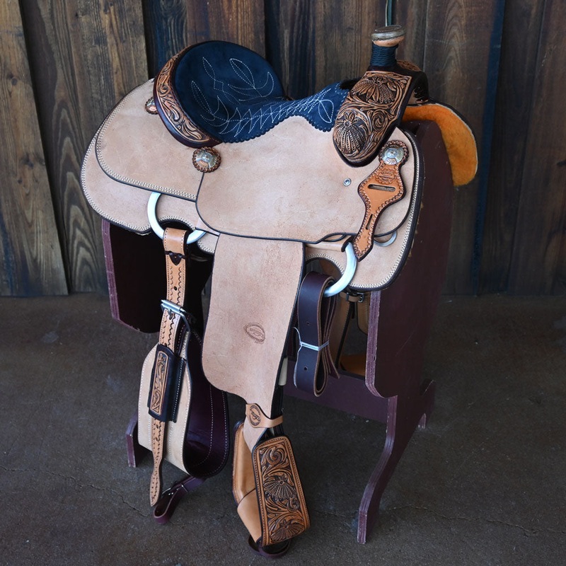 14″ TESKEY’S CALF ROPING SADDLE