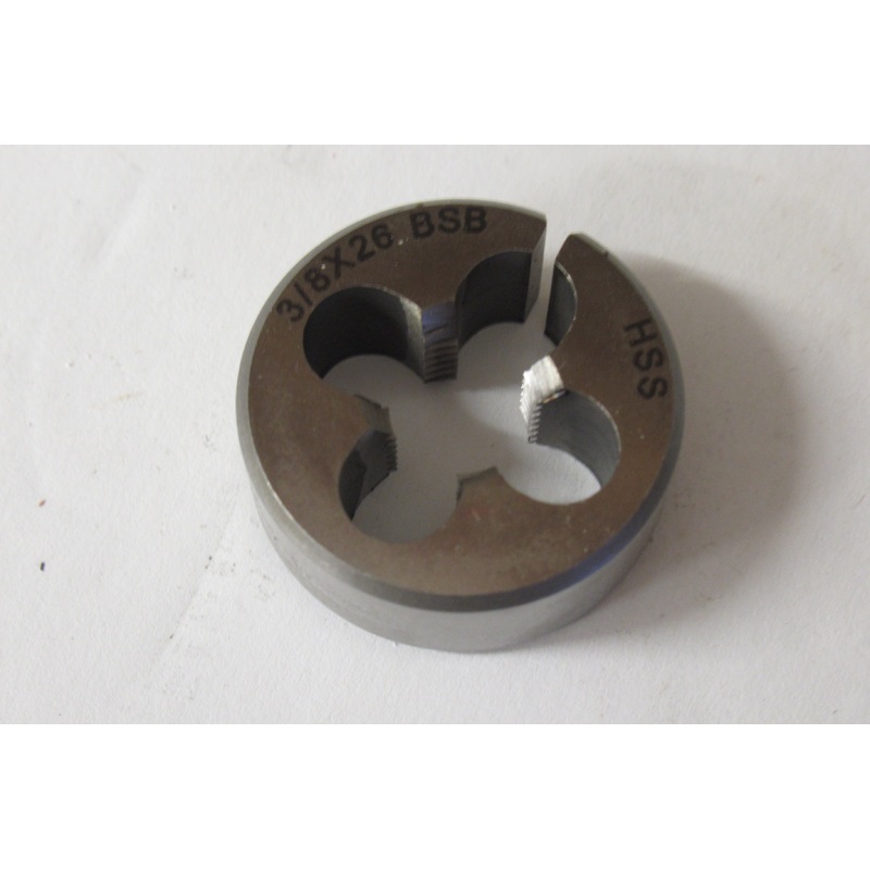 CEI Die 3/8″ x 26 tpi cycle threads Triumph Norton BSA UK Made tool SSH BSC