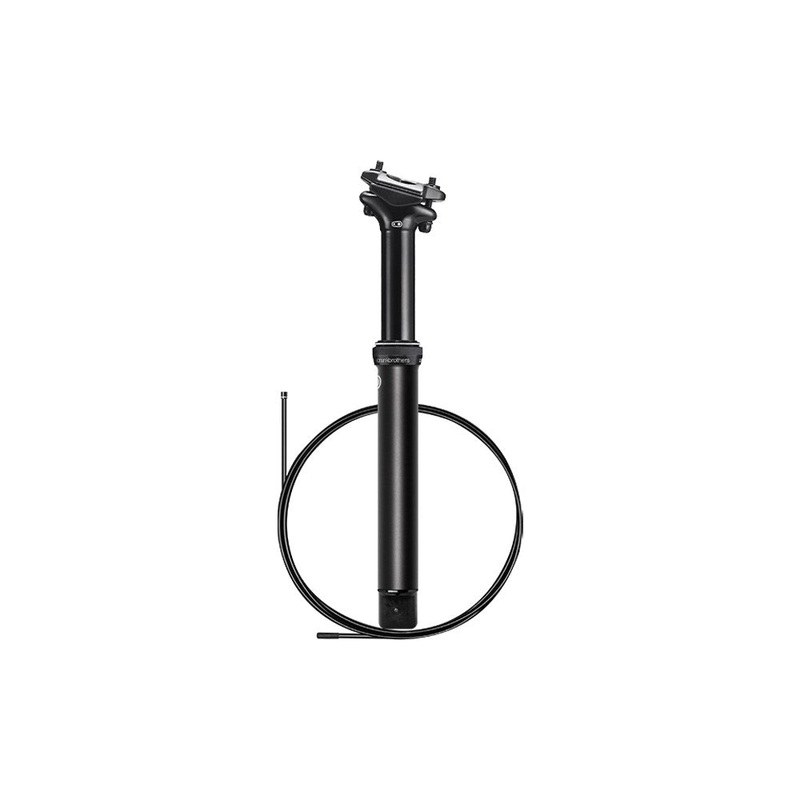 Crank Brothers Highline XC/Gravel Dropper Post – 27.2mm – Internal – Stealth – 80mm Drop – 407mm Length – No Remote Supplied