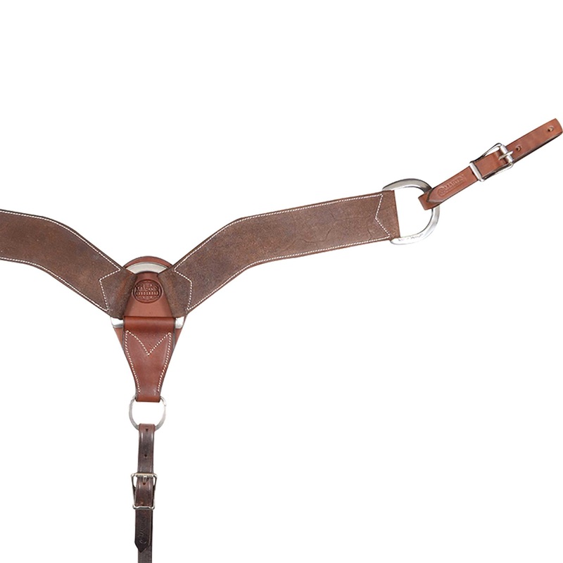 Martin Saddlery 2-3/4″ Chocolate Roughout Breast Collar