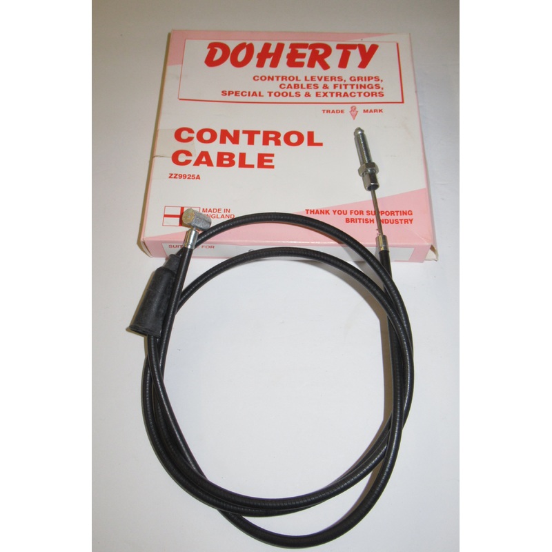 60-1993 Doherty clutch cable Triumph T120 1965 1966 1967 52″ sheath TR6