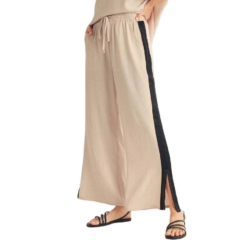 Loose Fit Stripe Edge Pant