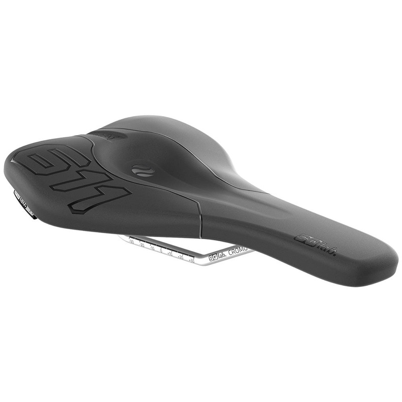 SQLab 611 Ergowave CrMo Saddle – Black – Cr-Mo Rails – 150mm Wide