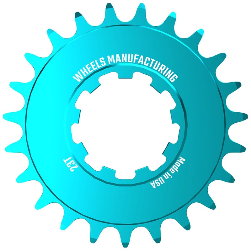 Wheels Manufacturing SOLO-SPEED Cog – 23t Fits SOLO-SPLINE SOLO-XD kits Teal