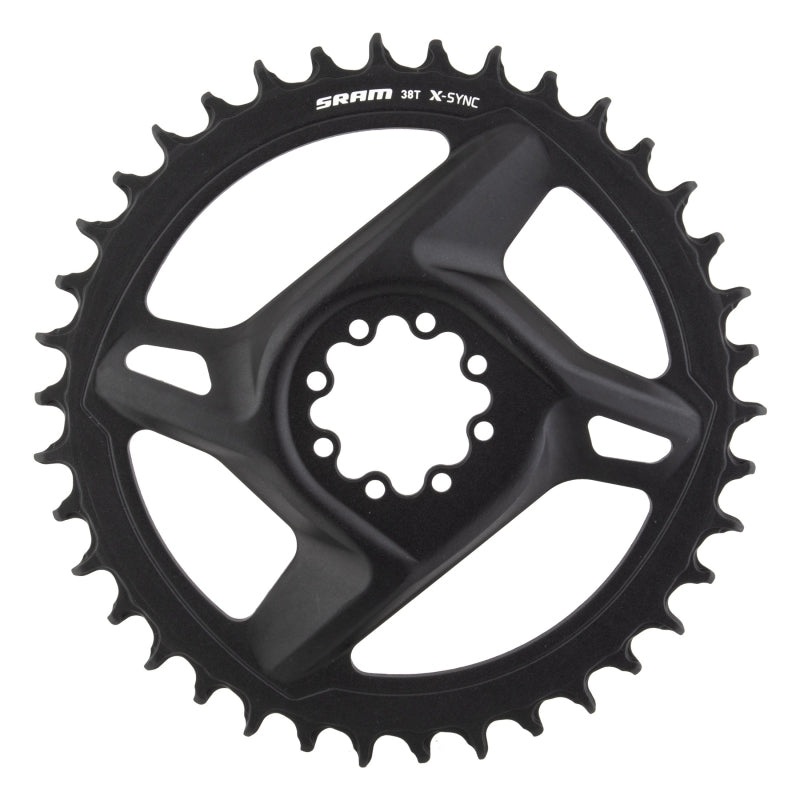 X-Sync Road Direct Mount Chainring Rival – 38t 12-Speed 8-Bolt Direct Mount BLK