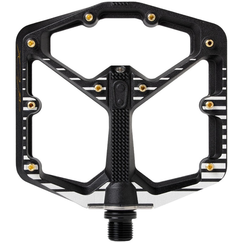 Crankbrothers Stamp 7 Fabio Wibmer Signature Edition Pedals – Platform Aluminum 9/16″ BLK Large