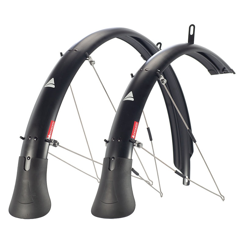 Flascheguard Fenders Pair MTB 29` x 70mm Polycarbonate Stainless Steel Matte Black 60mm / 2.35` 870g