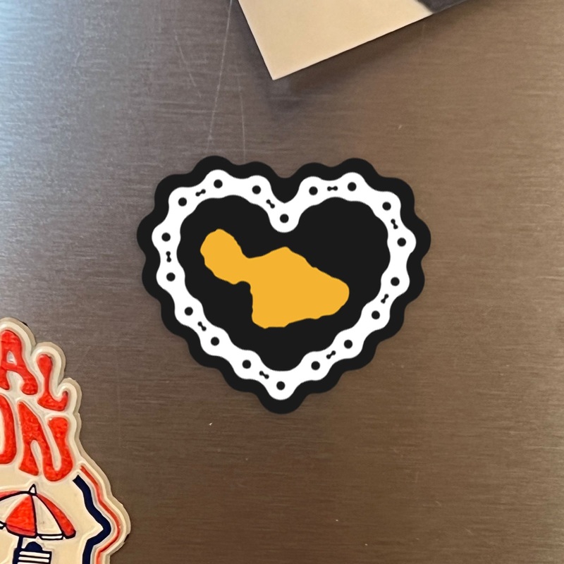 Ride Bikes Support Maui Benefit Magnet