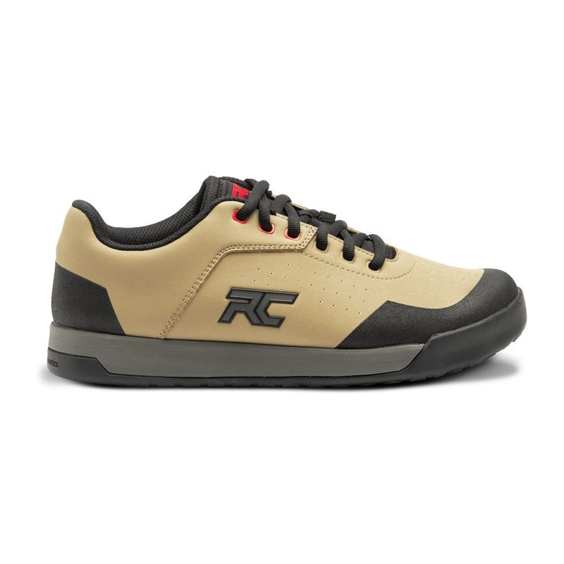 Ride Concepts Hellion Elite Flat Shoes – US 10.0 – Tan – Black