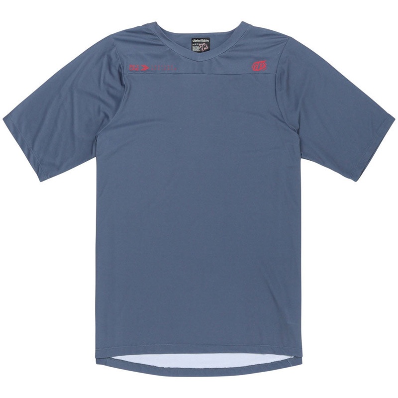 Troy Lee Designs Skyline Short Sleeve Jersey  Mono Steel Blue Large