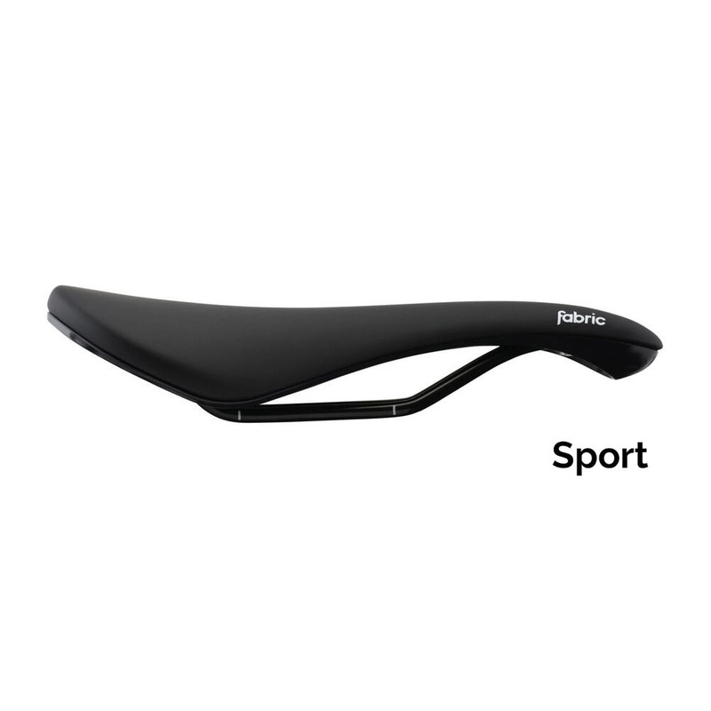 Fabric Scoop Sport Radius Saddle – Steel – 142mm – Black