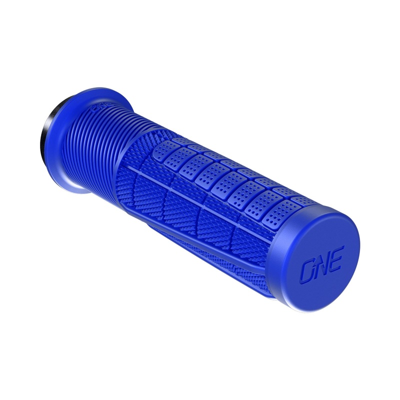 OneUp Components Thick Lock On Grips – Single Lock On Grips – Blue