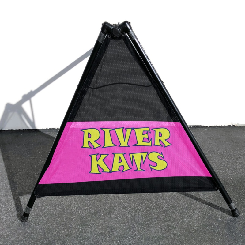 River Kats 2024 Bike Rack Banners (Set of 2 Mesh Banners)