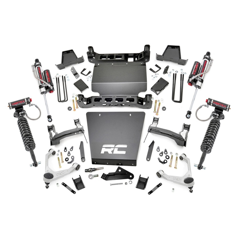 Rough Country | 7 Inch Stamped Steel LCA Lift Kit | Forged UCA | Bracket | Vertex | Chevy/GMC 1500 (16-18) | 11650