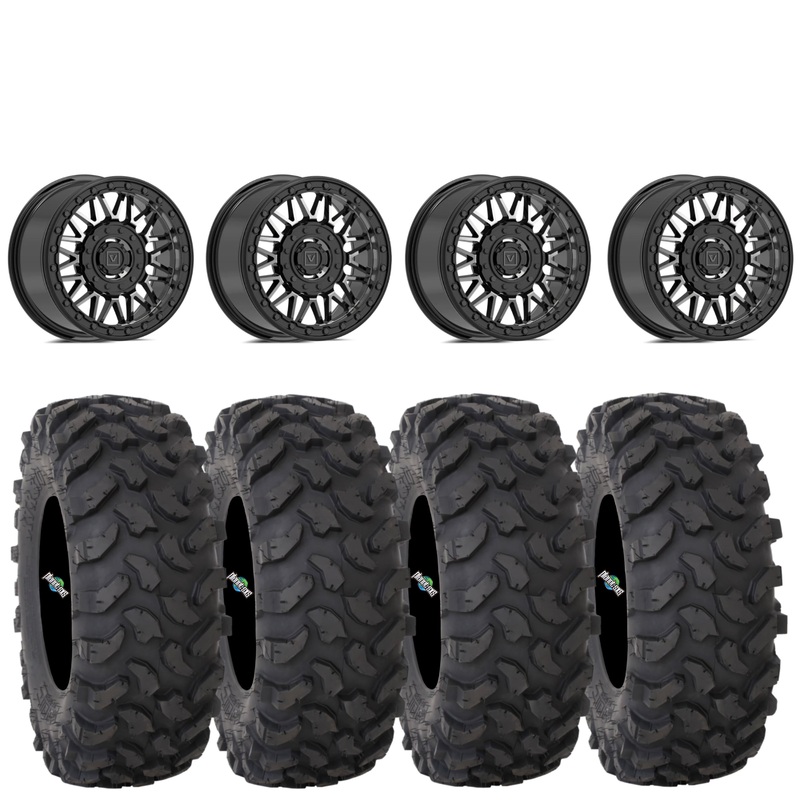 Valor Offroad V08 Dark Tint 4/137 AND 4/156 beadlocks on System 3 XTR370 Tires