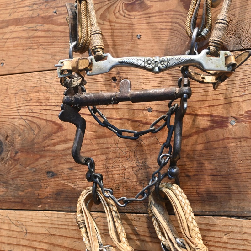 Vintage Peruvian Rawhide Rig w/Romel Reins