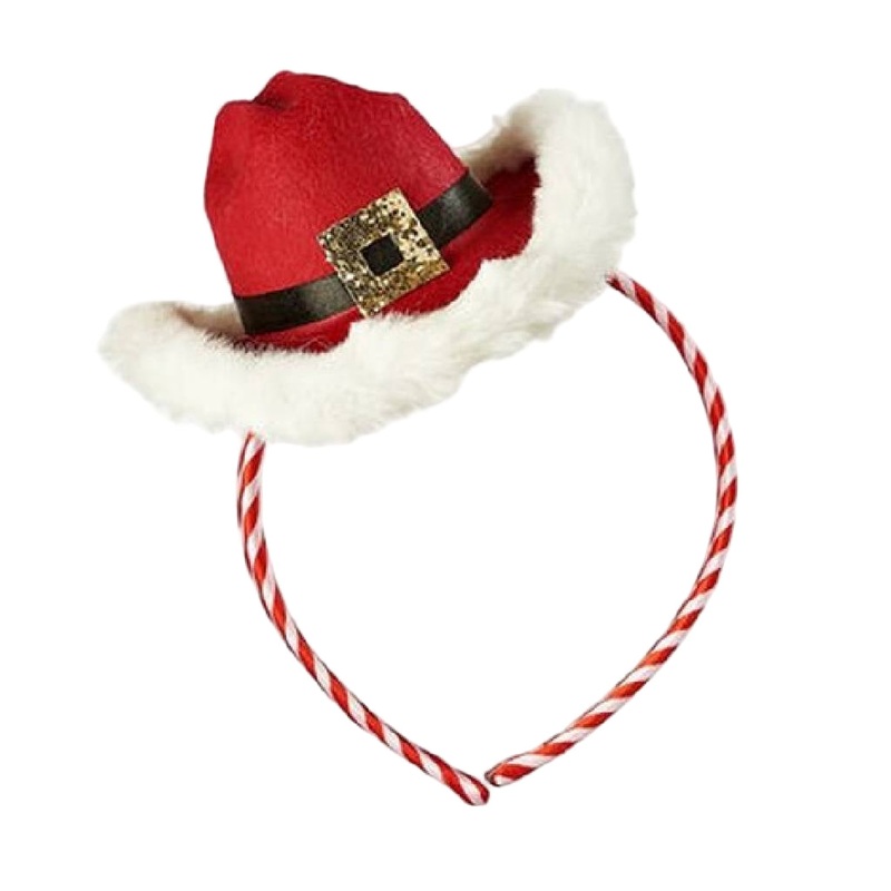 Cowboy Santa Headband