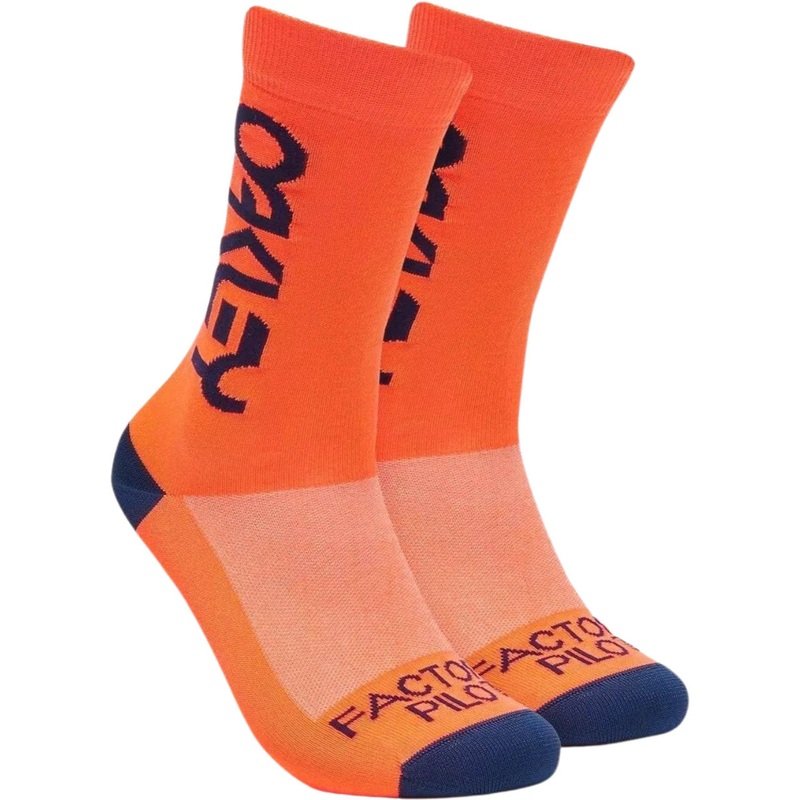 Oakley Factory Pilot MTB Socks – L – Neon Orange