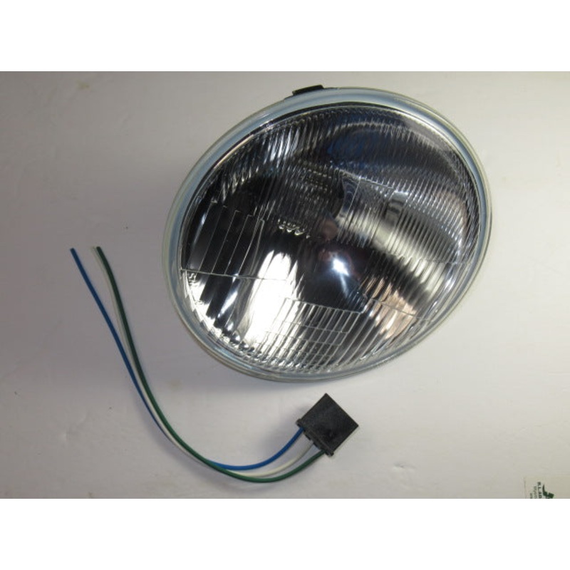 7″ headlight with H4 halogen bulb 12V 60/55W 516798 Triumph Norton BSA