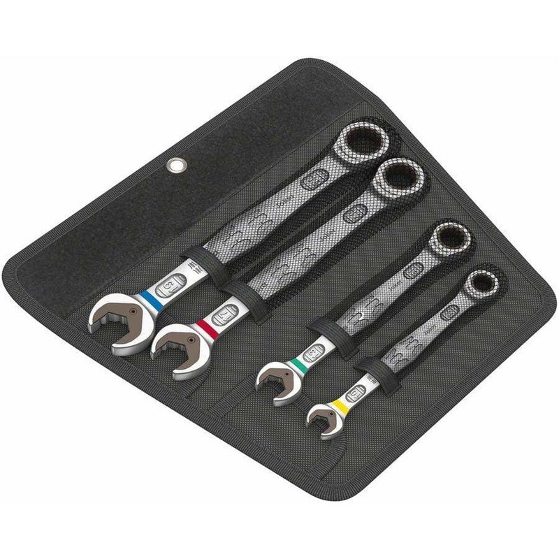 Joker Ratcheting Combination Bike Wrench Set – 4 Piece