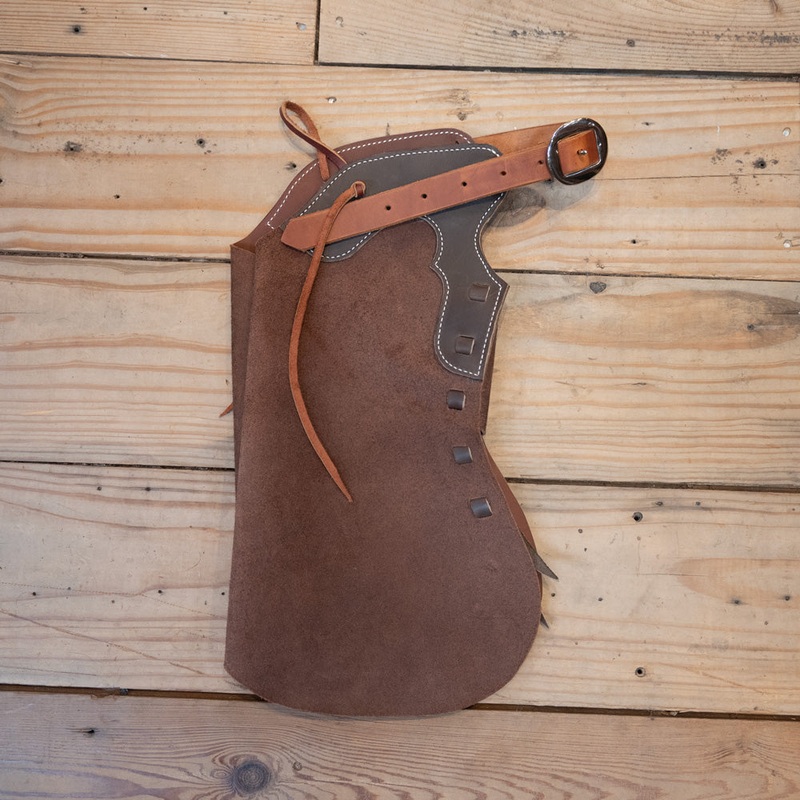 Kid’s Brown Roughout Chaps