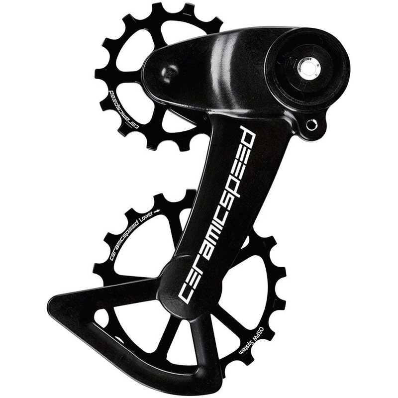 CeramicSpeed OSPW X Pulley Wheel System for SRAM Eagle AXS Derailleur – Alloy Pulley, Carbon Cage