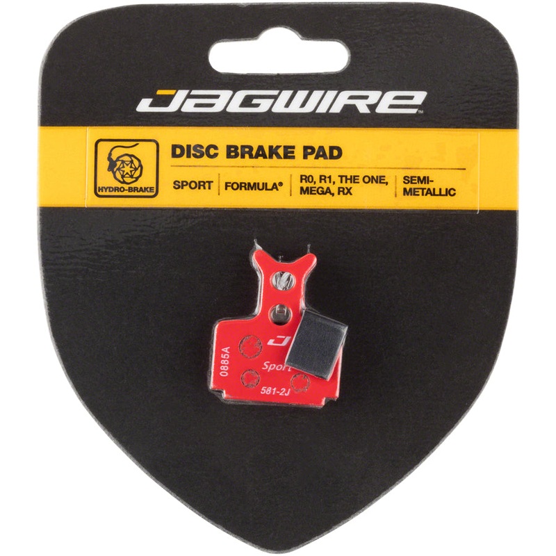 Jagwire Mountain Sport Semi-Metallic Disc Brake Pads for Formula R1R, R1, C1, CR3, RO, ROR, RX, T1, Mega, Cura