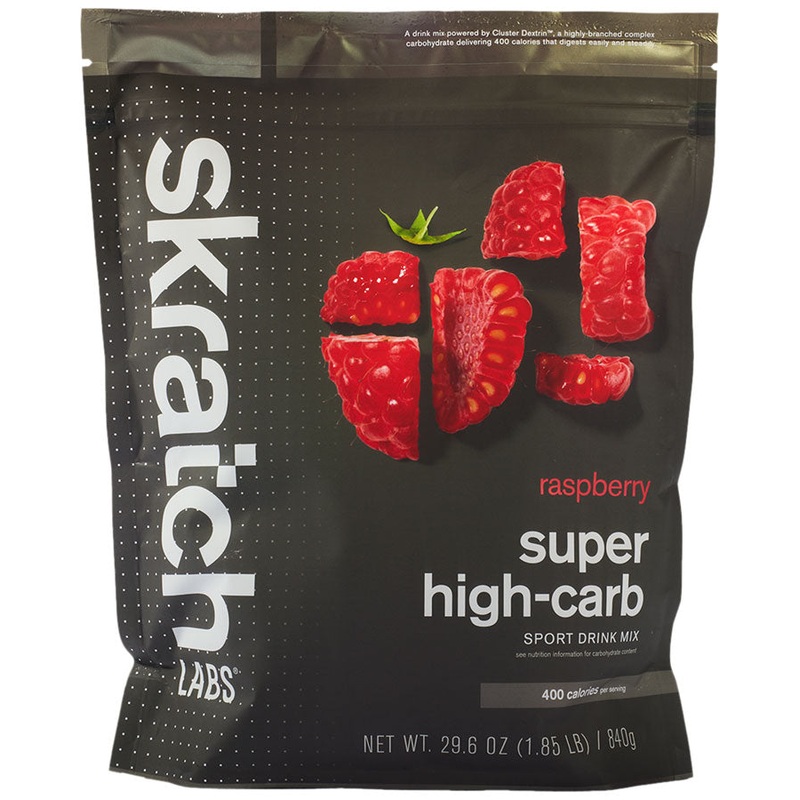 Skratch Labs Super High Carb Sport Mix – Raspberry, 8 Serving Bag