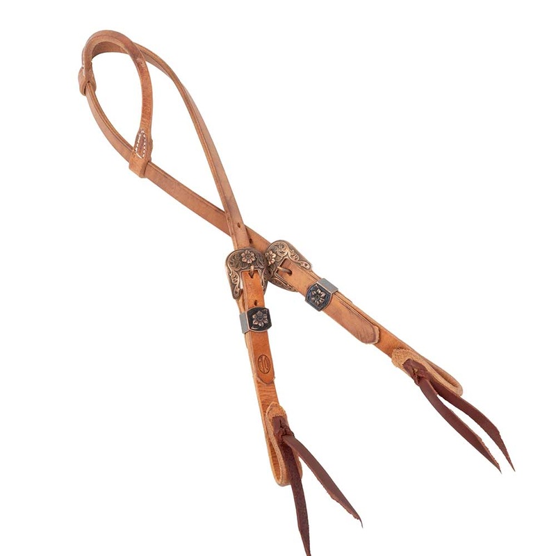Teskey’s One Ear Headstall w/Sunflower Buckles
