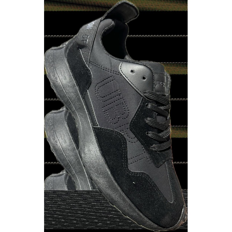 Bellay 1 faux wax Sneeker faux suede black Mens